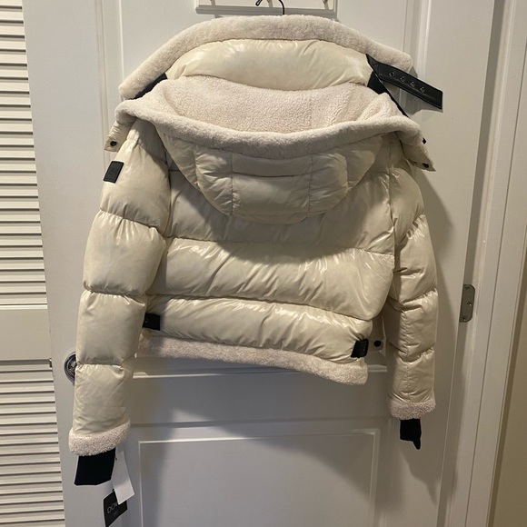Sam. Ryan Shearling-Trim Puffer Down Jacket - NWT - Picture 8 of 10